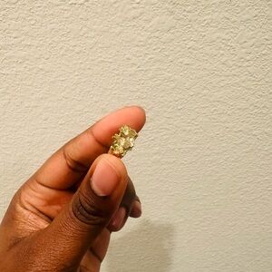 Dainty Gold Floral Ring with Polished Finish